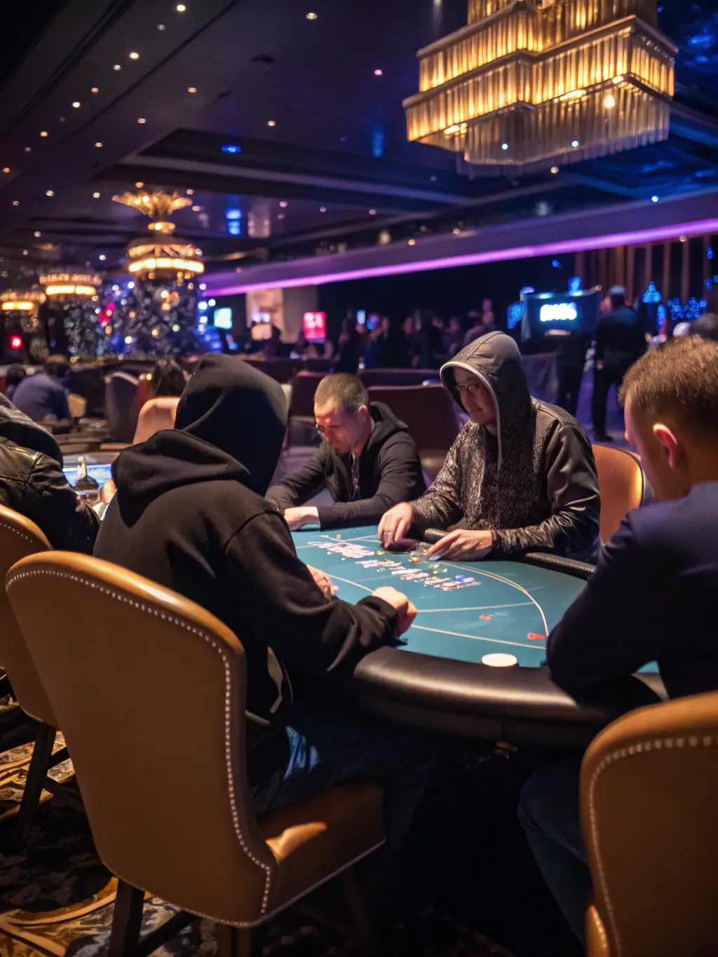 A dynamic image of cards being dealt during a live poker tournament, capturing the excitement and skill involved.